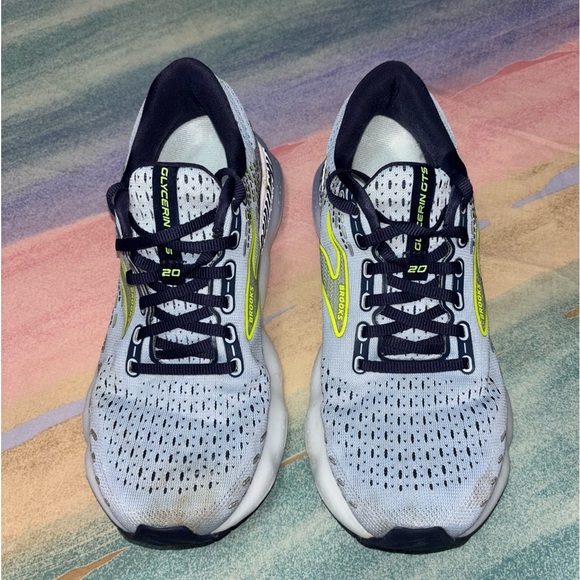 Brooks Glycerin GTS 20 Running Shoes Light Blue/Peacoat/Nightlife US Women’s 8 - Picture 2 of 8